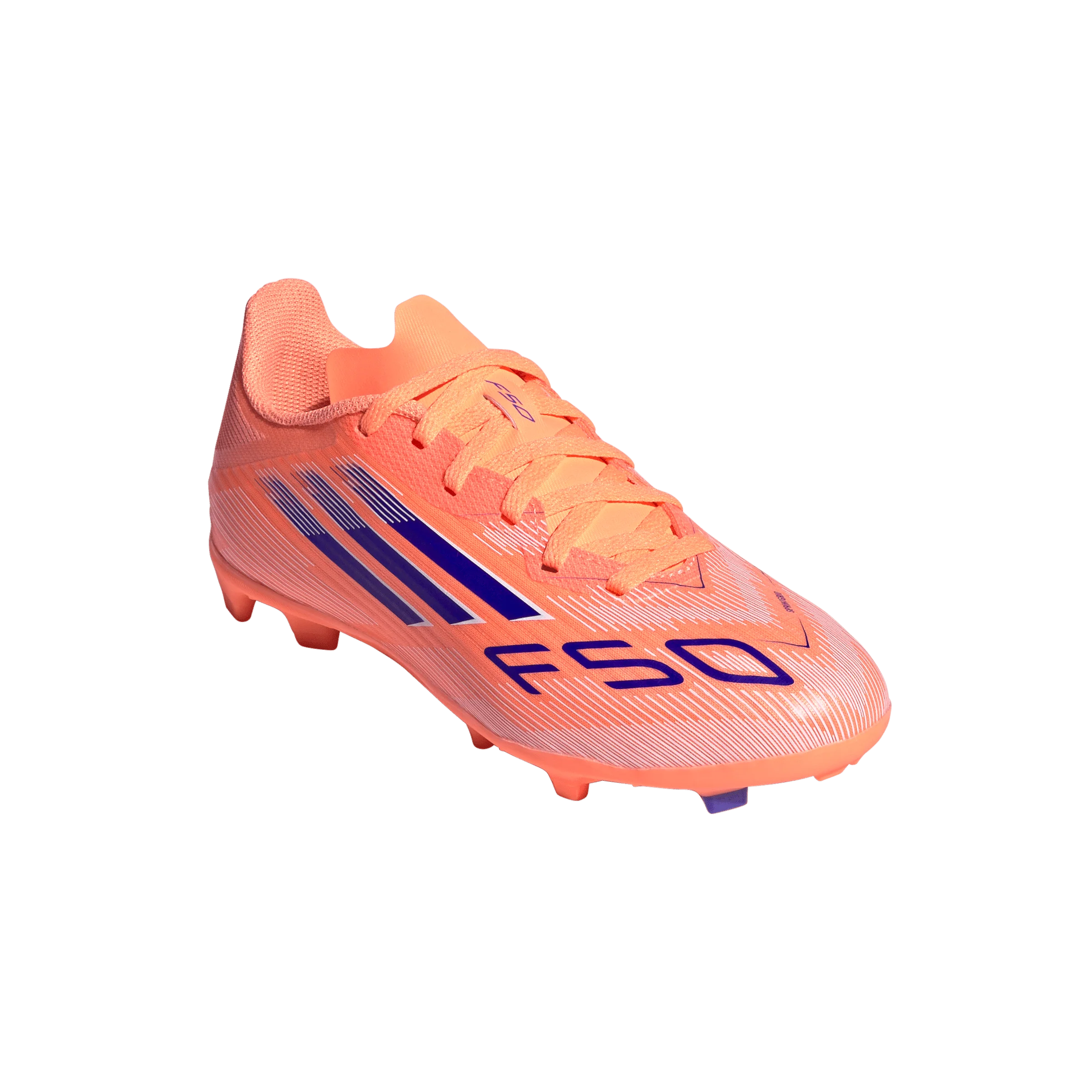 adidas F50 League FG/MG Kids Football Boots - Coral Blaze Pack - Image 3