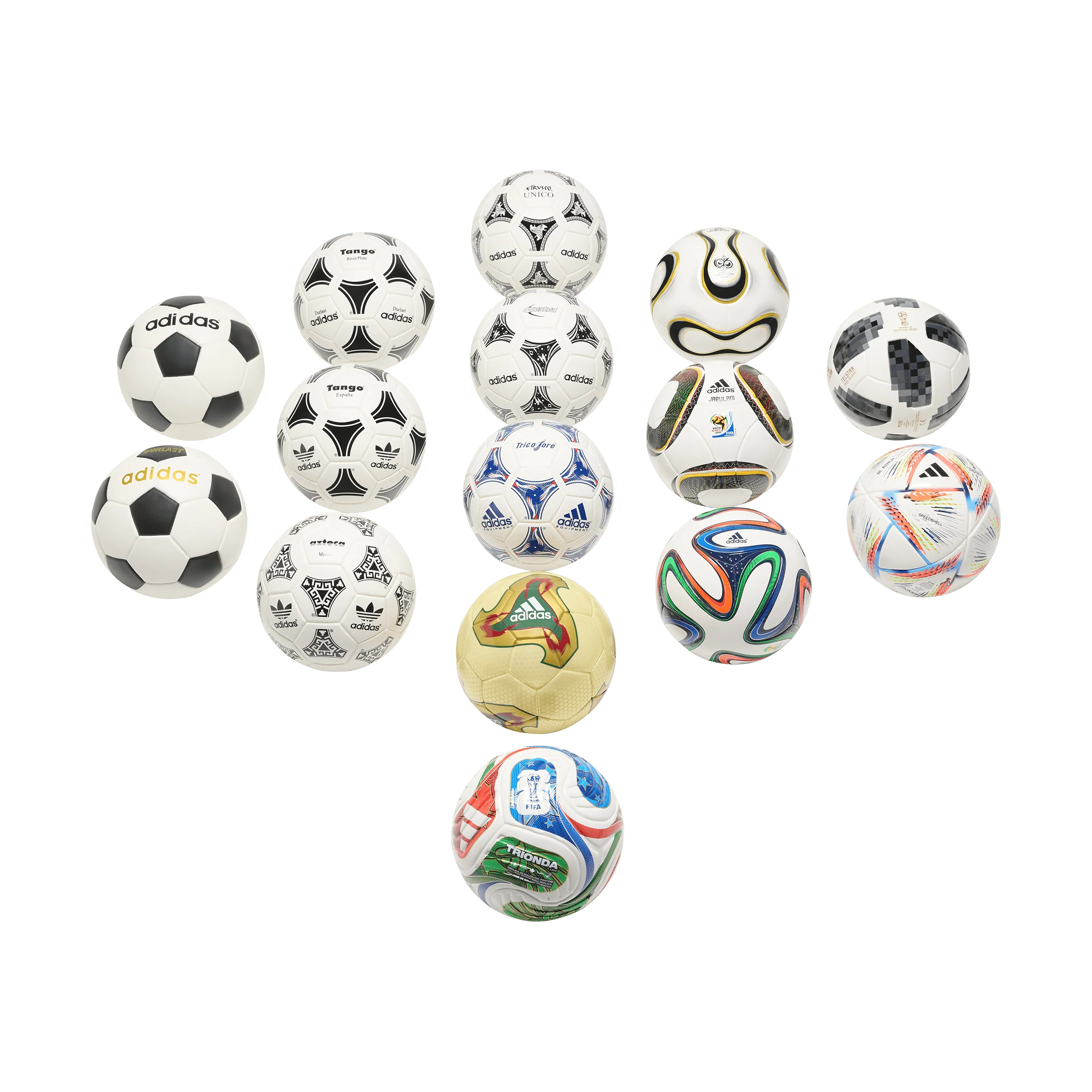 adidas FIFA World Cup Historical Mini Ball Set - Image 4