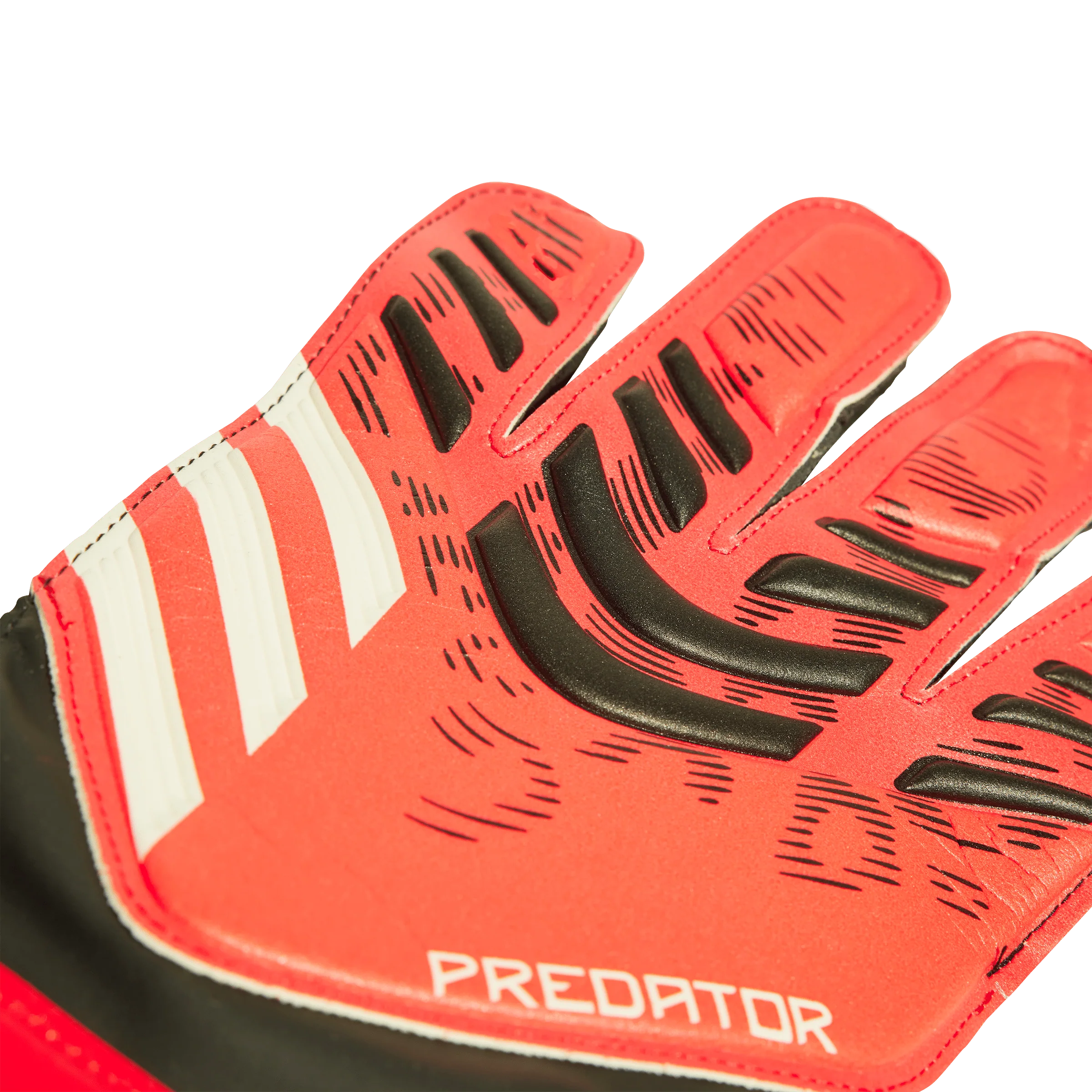 adidas Predator Pro Goalkeeper Gloves - Lucid Red/Black - Image 3
