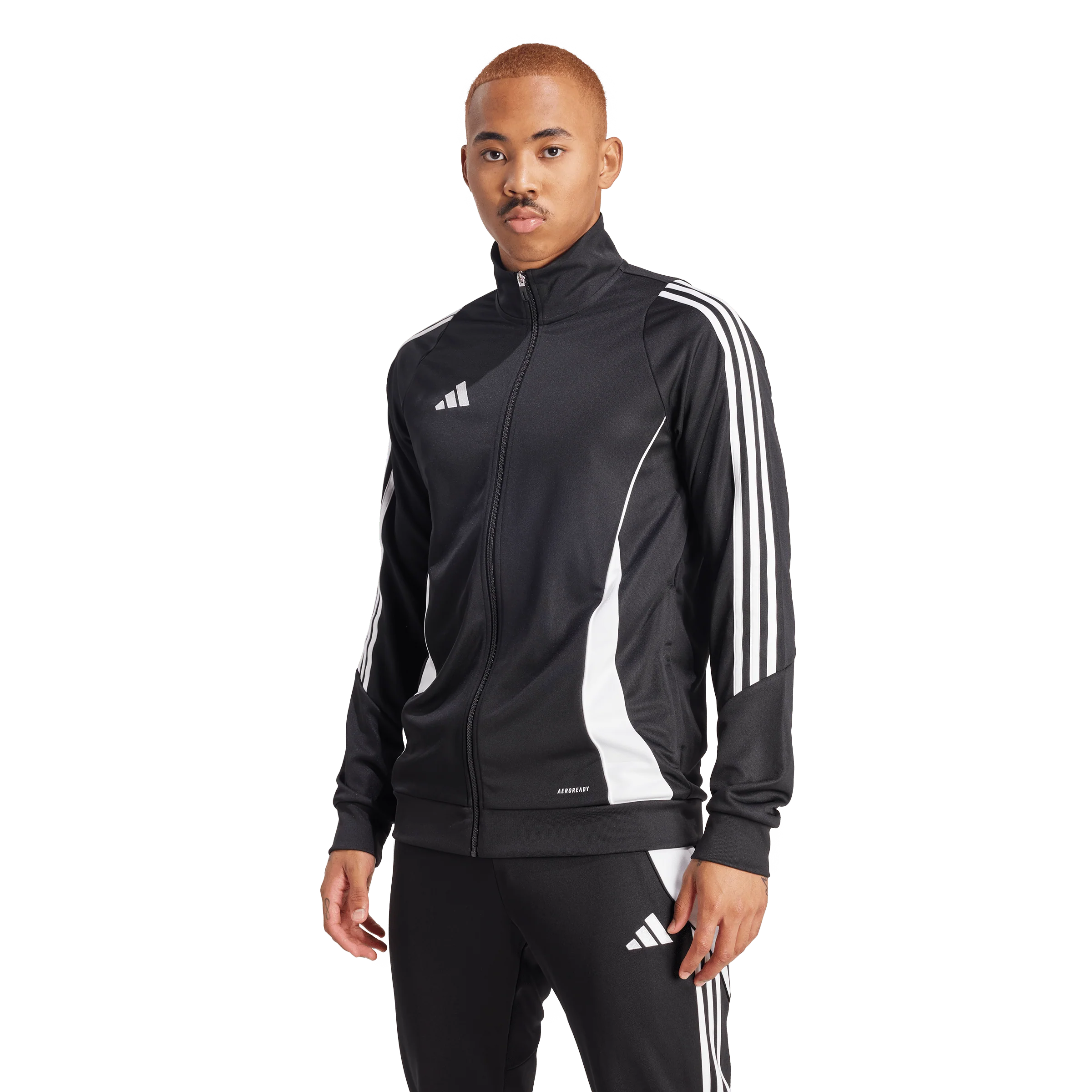 adidas Tiro24 Adults Track Jacket - Black/White - Image 3