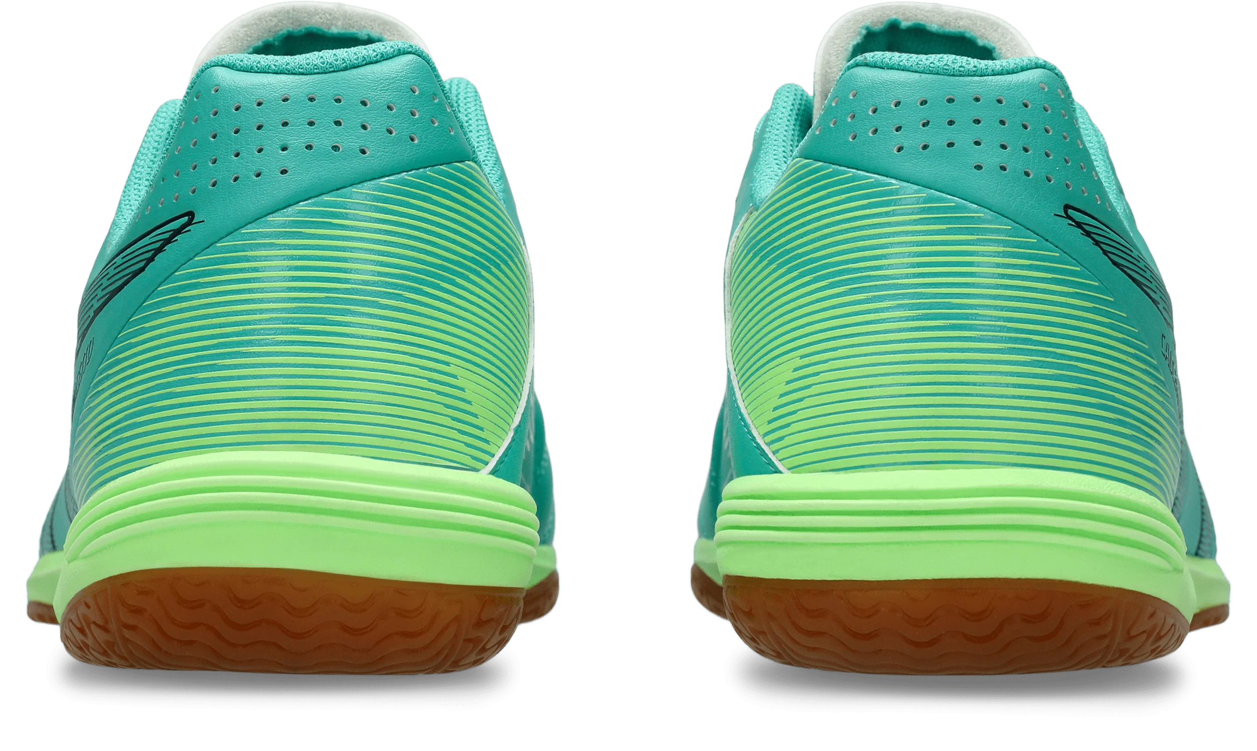 Asics Calcetto WD 9 Senior Indoor Football Boots - Aurora Green/Midnight - Image 5