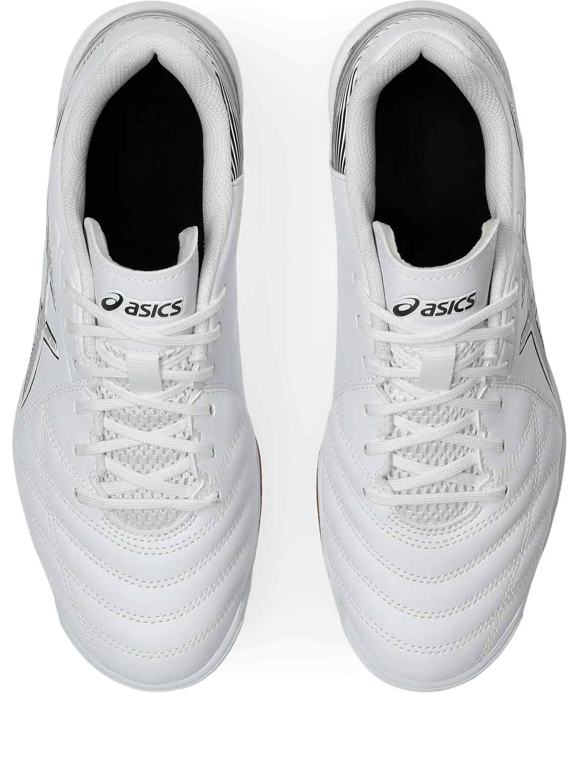 Asics Calcetto WD 9 Senior Indoor Football Boots - White/Gunmetal - Image 5