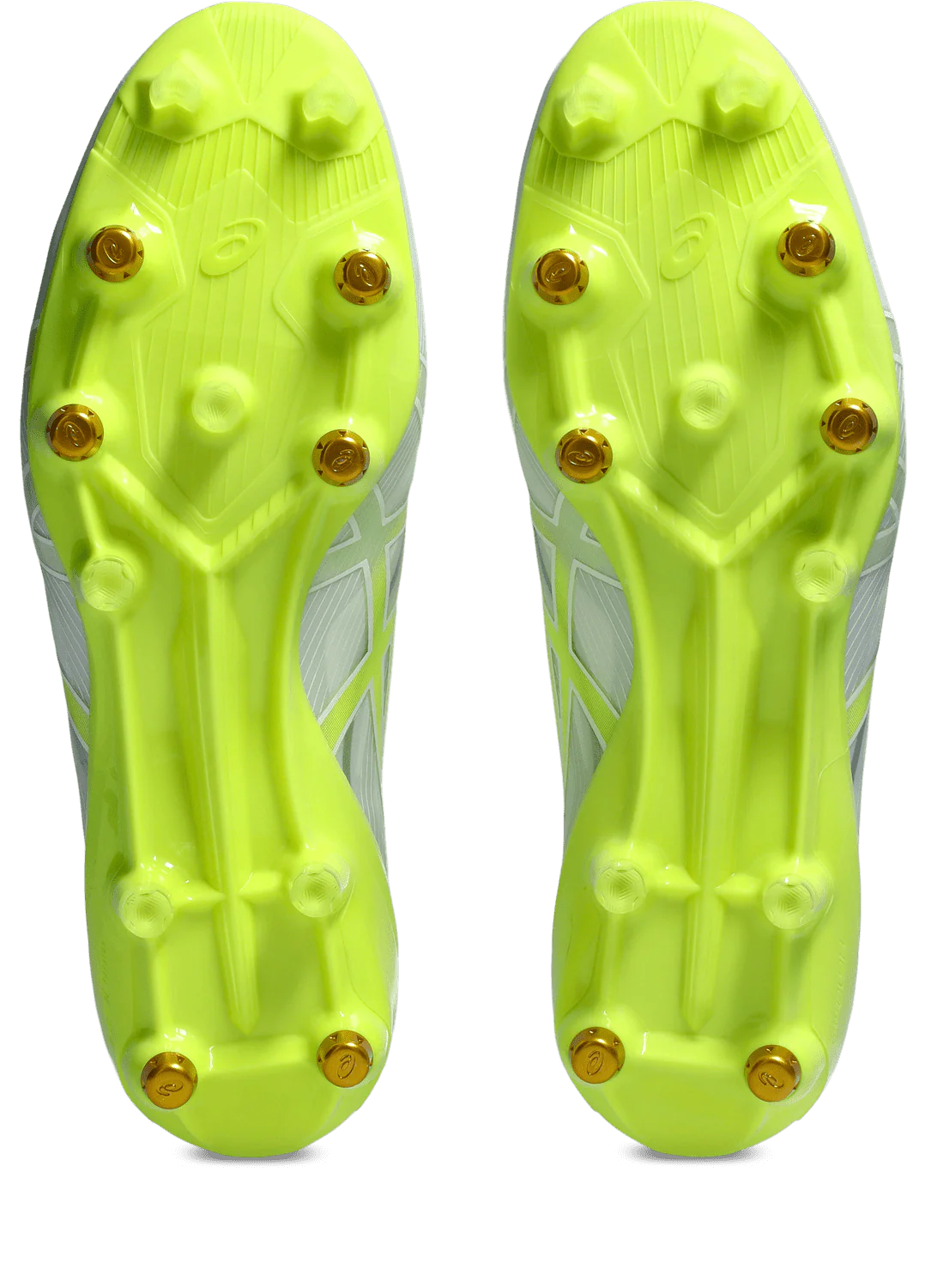 Asics Menace 5 Hybrid FG Senior Football Boots - White/Safety Yellow - Image 7