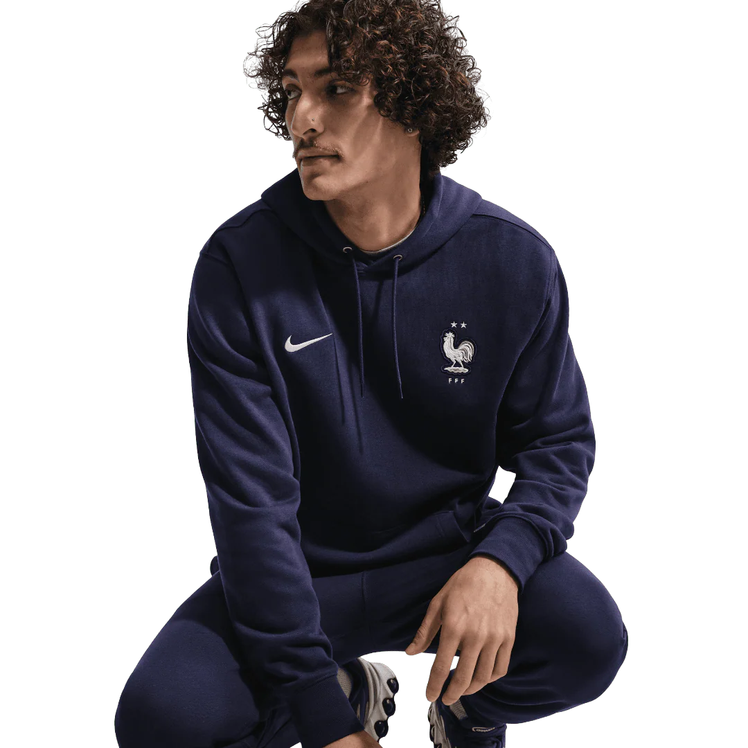 France National Adults Club French Terry Pullover Hoodie 2026 - Image 3