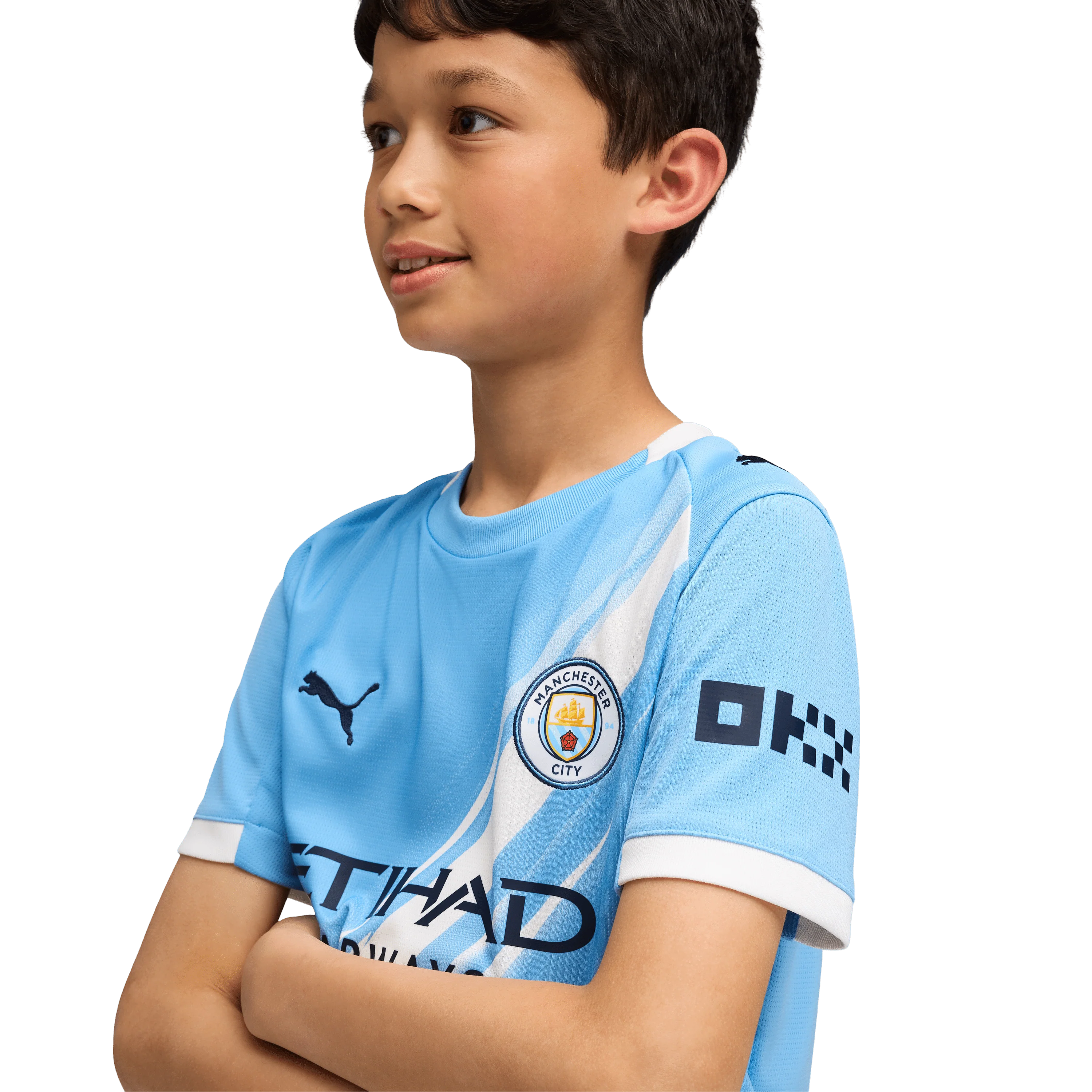 Manchester City FC Kids Home Jersey 2025/26 - Image 6