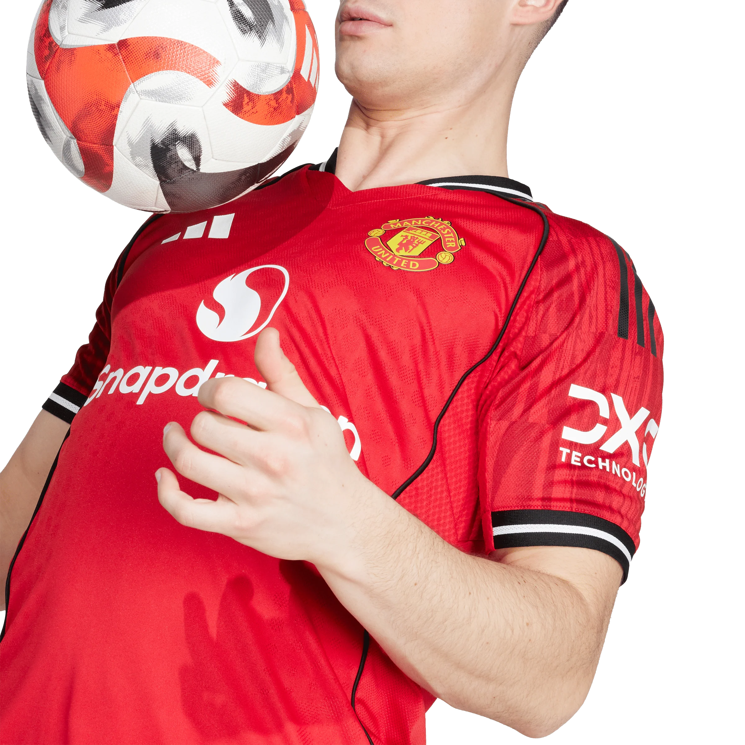 Manchester United Adults Home Match Jersey 2025/26 - Image 7