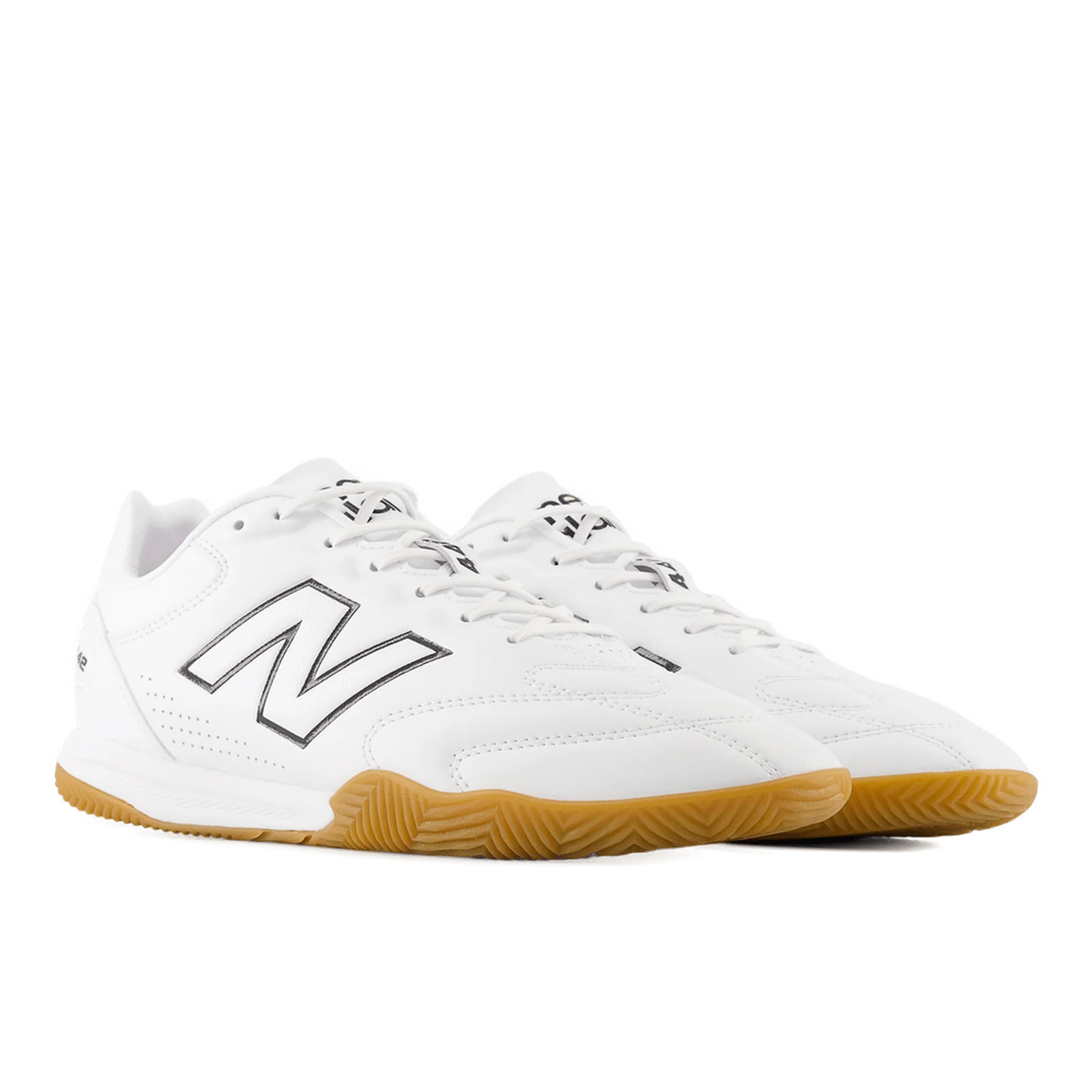 New Balance 442 V3 Pro Indoor Senior Football Boots - White - Image 5