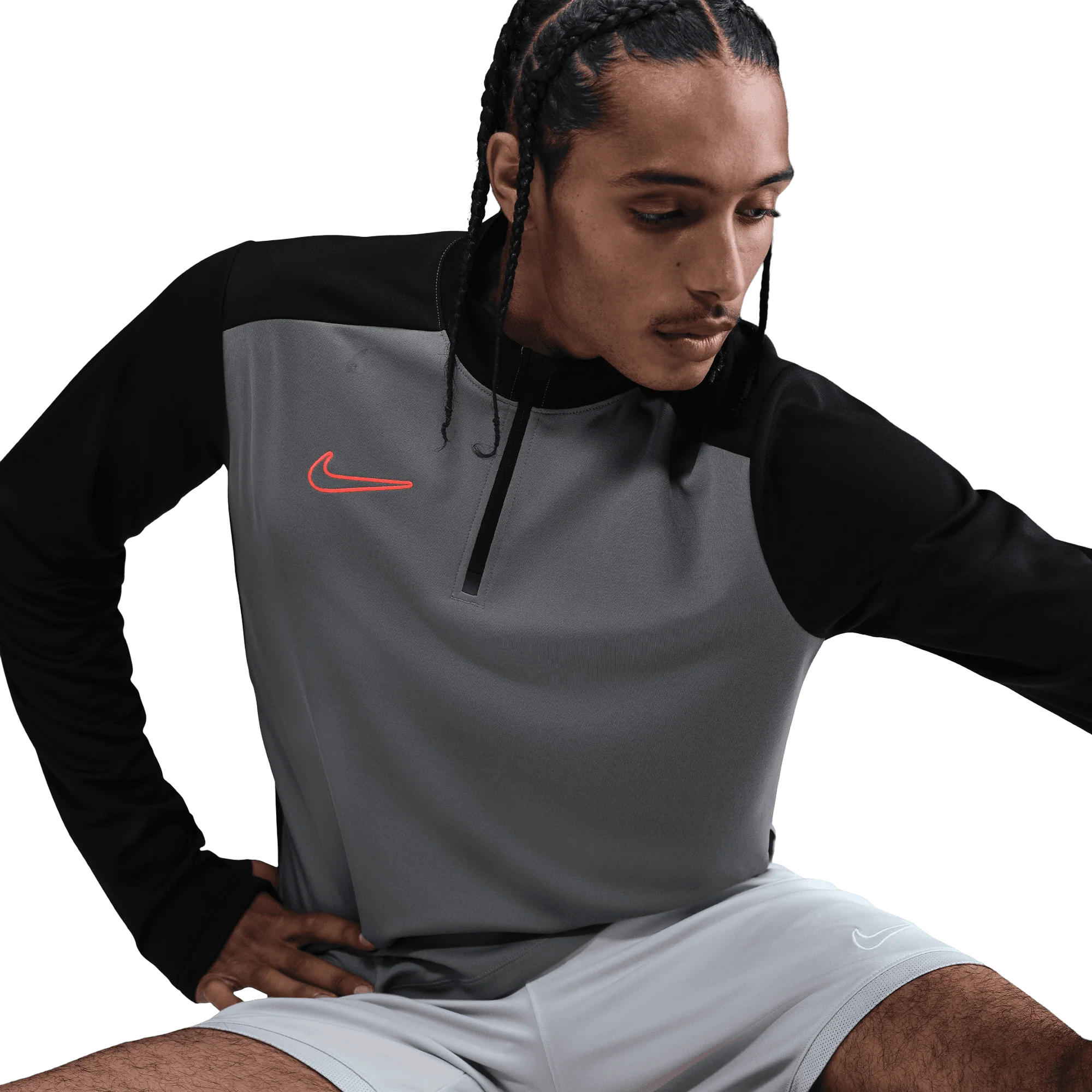 Nike Academy Dri-FIT Adults Football Drill Top - Cool Grey - Image 7