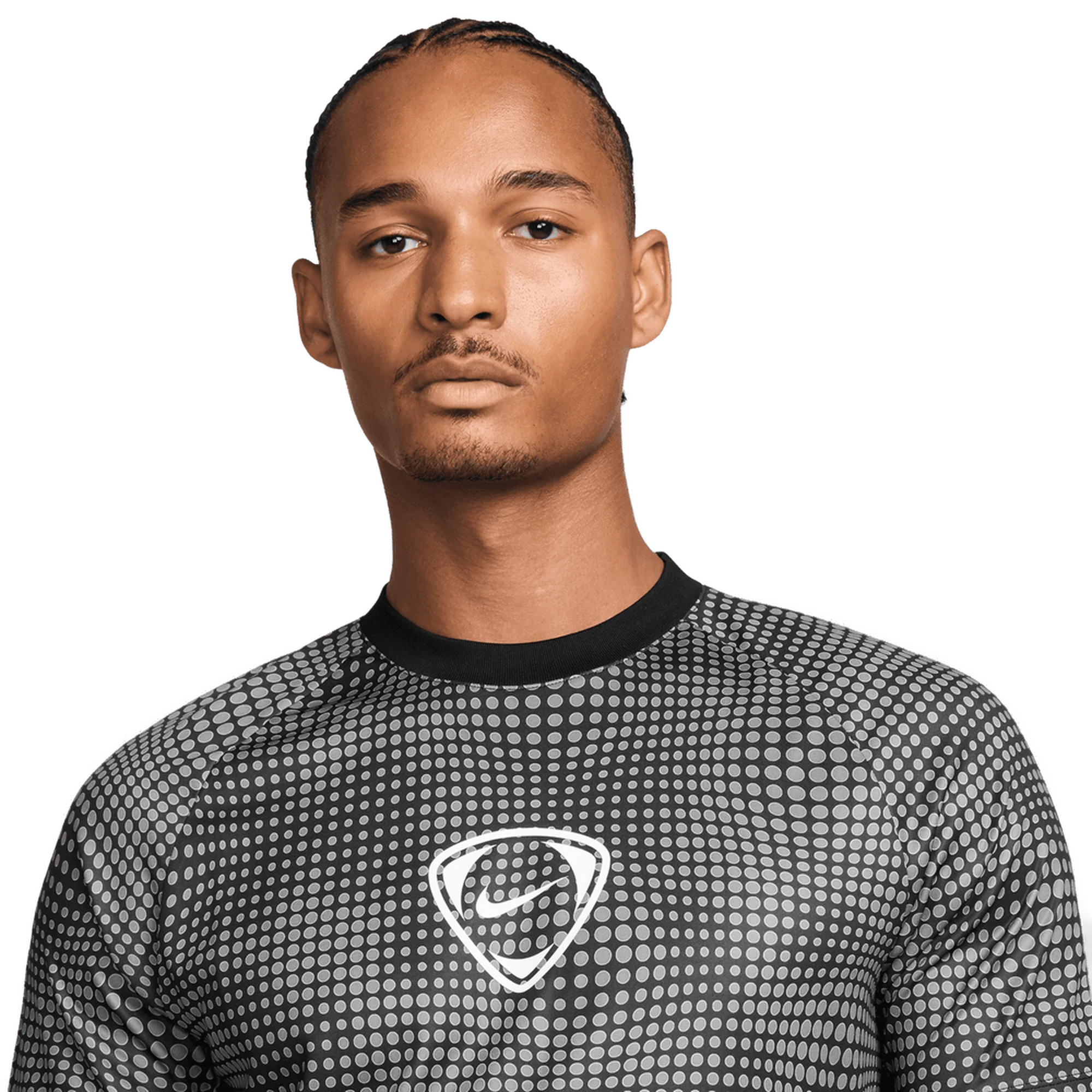 Nike Academy+ Dri-FIT Adults Football Top - Black/White - Image 3