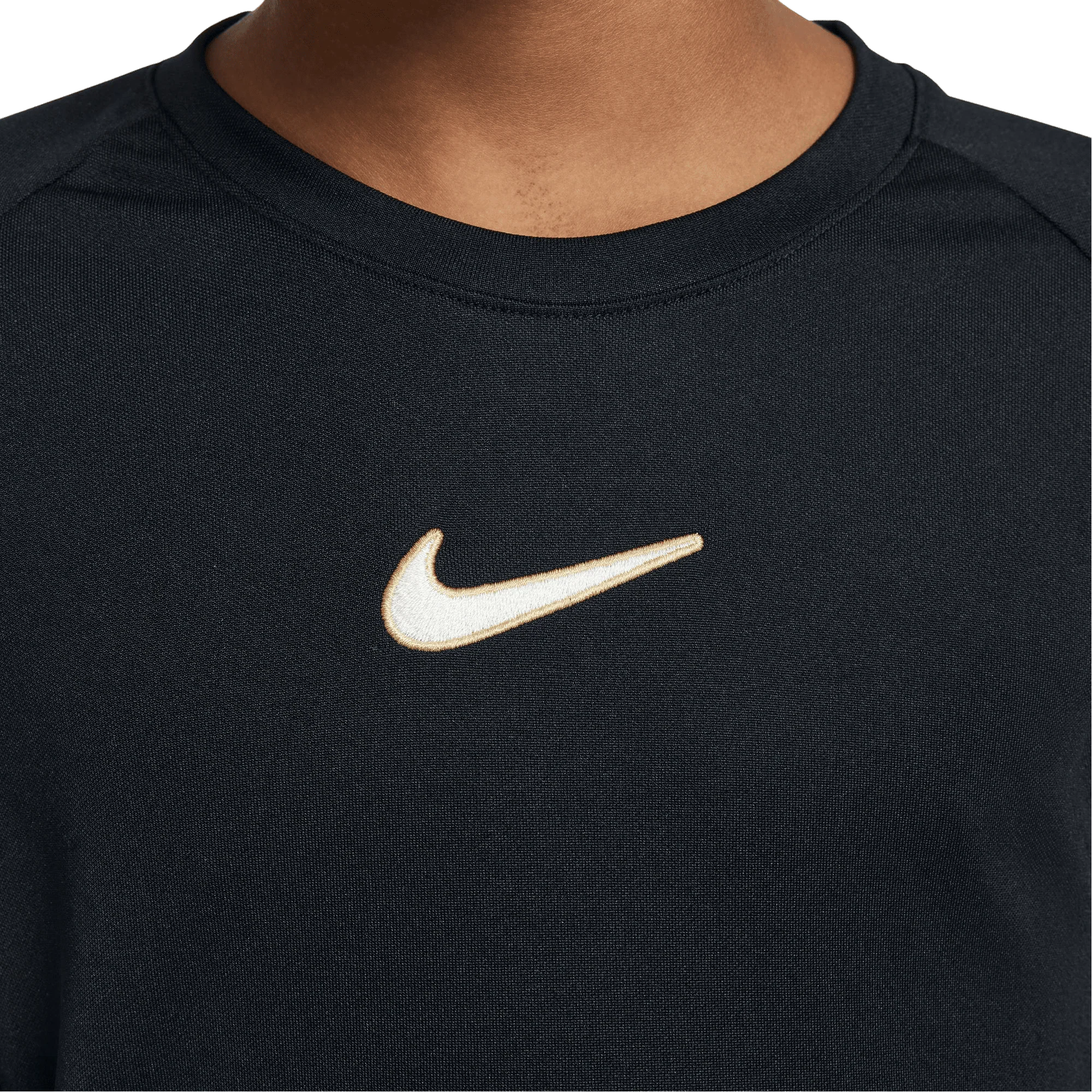 Nike Academy Dri-FIT Kids Football Top - Black/Ivory - Image 8