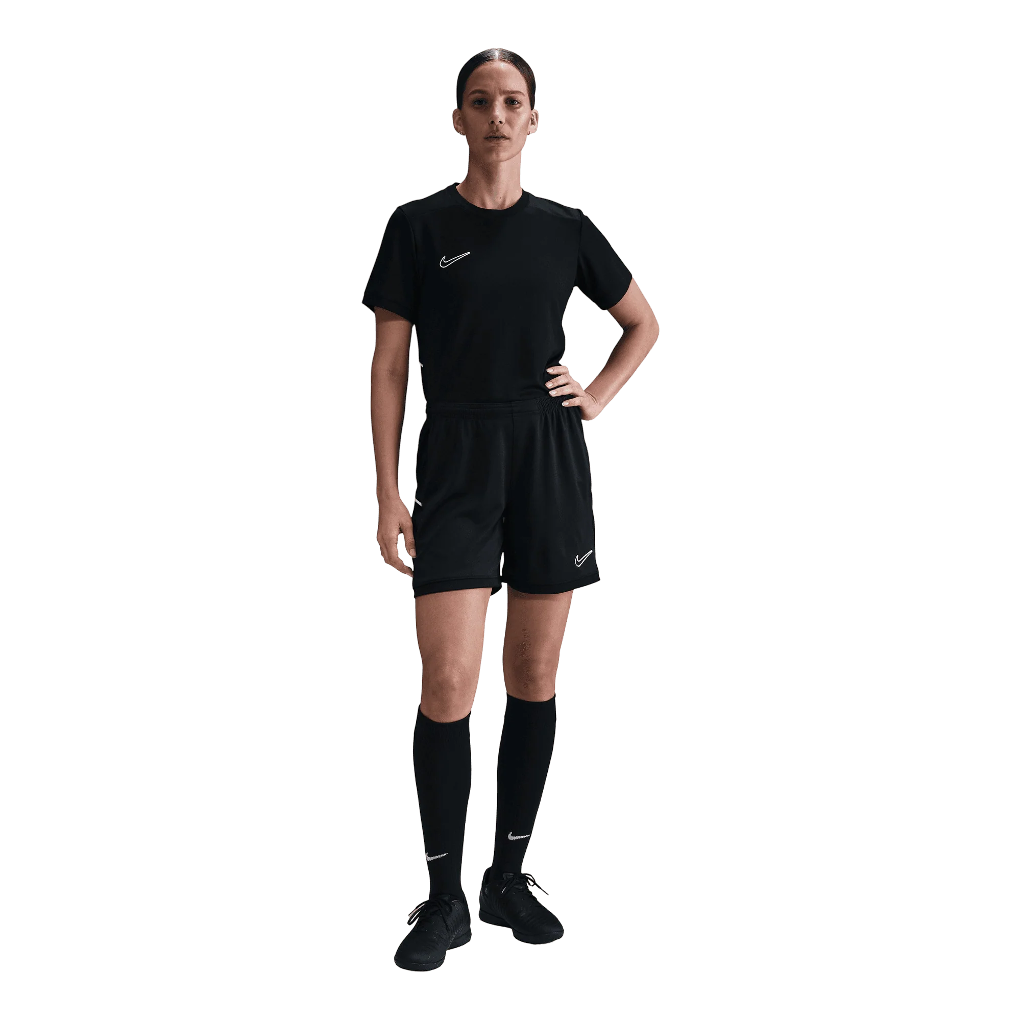 Nike Academy Dri-FIT Womens Football Shorts - Cool Grey