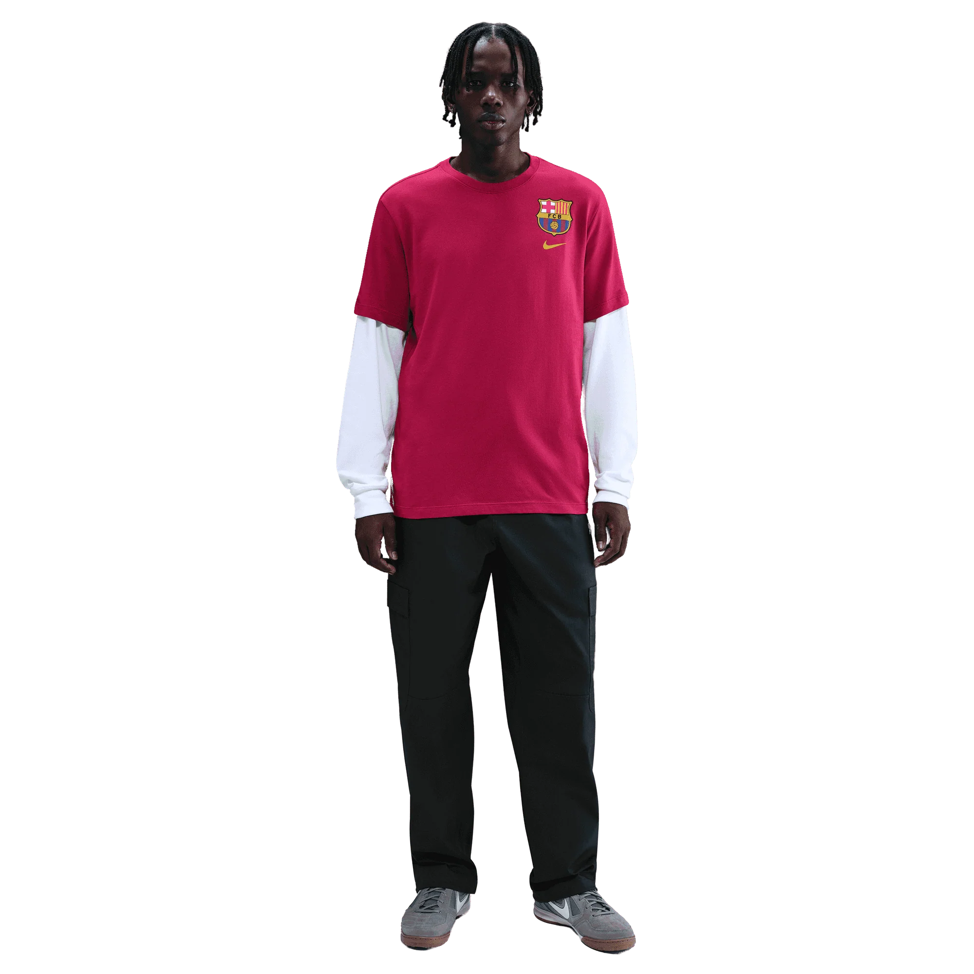 Nike Barcelona FC Adults Football Tee 2025/26 - Image 3