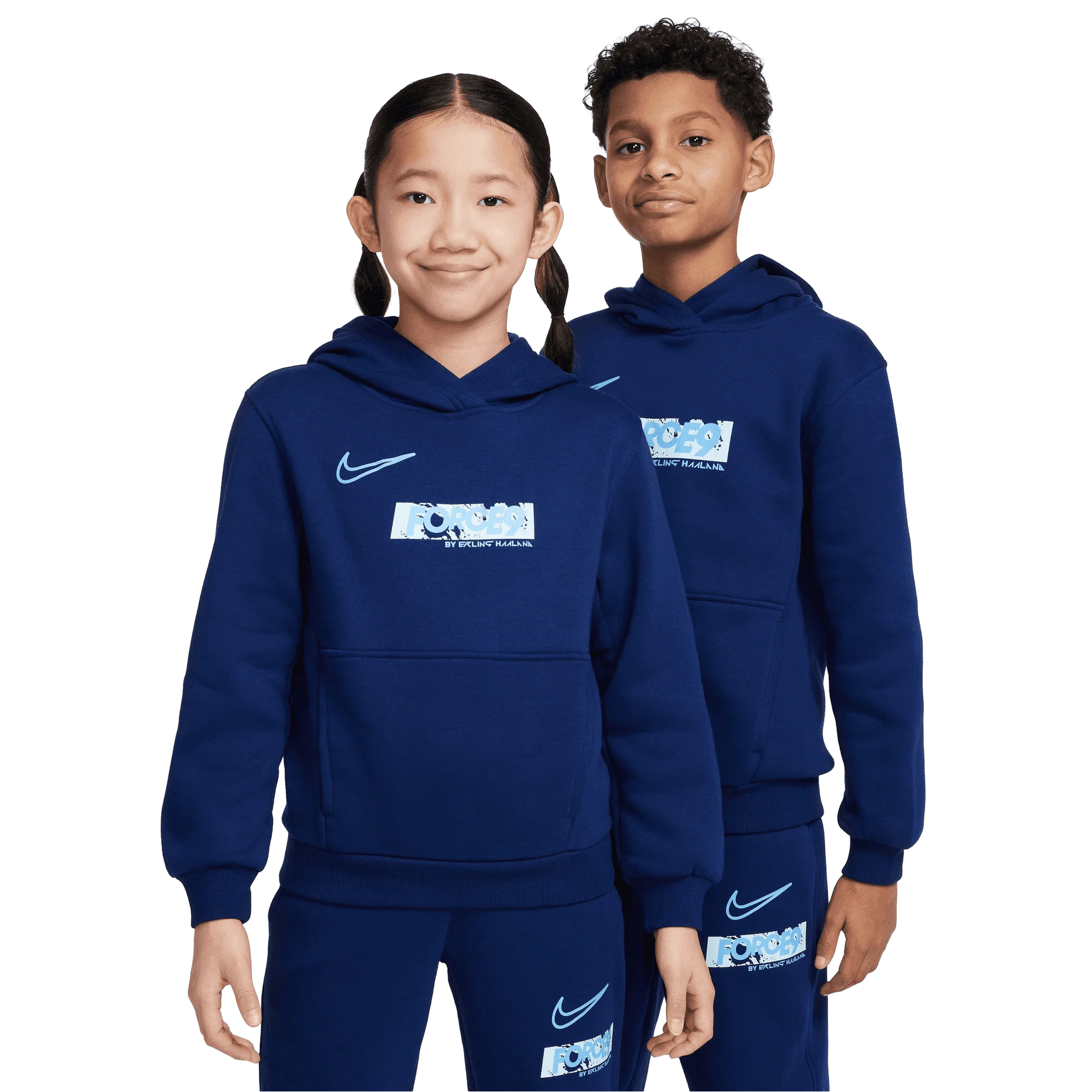 Nike Dri-Fit Academy Kids Fleece Football Hoodie - Erling Haaland