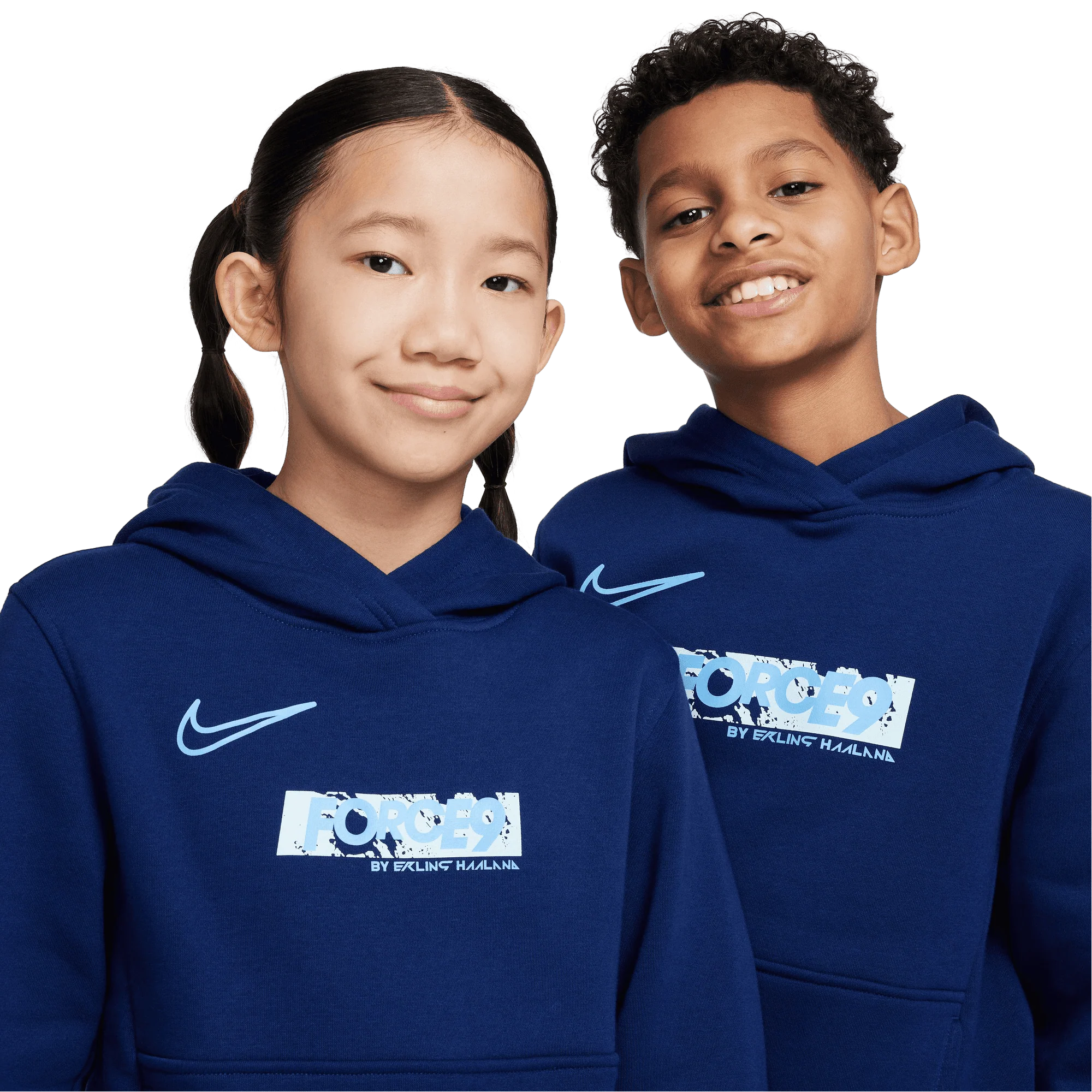 Nike Dri-Fit Academy Kids Fleece Football Hoodie - Erling Haaland - Image 3
