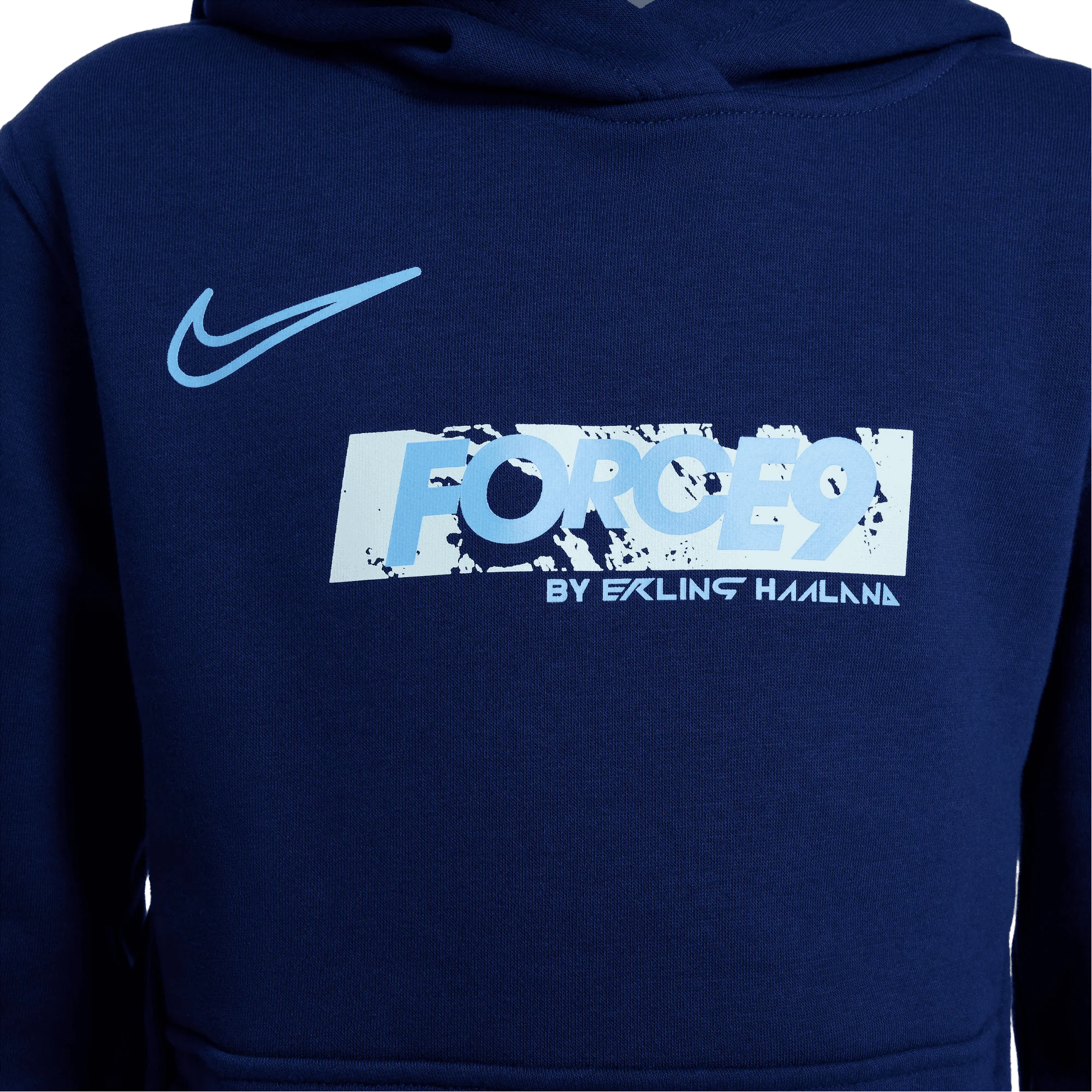 Nike Dri-Fit Academy Kids Fleece Football Hoodie - Erling Haaland - Image 5
