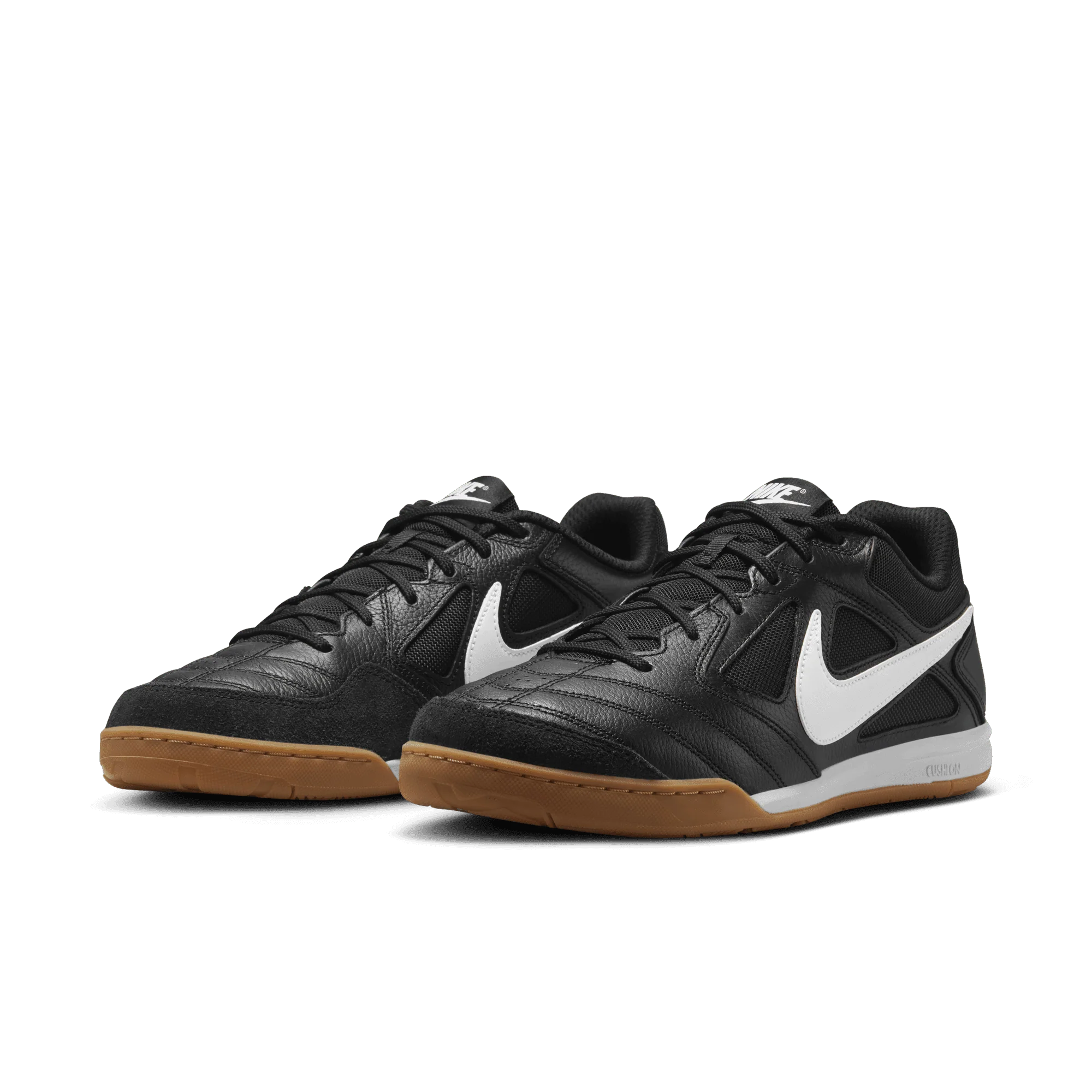 Nike Gato Indoor Senior Football Boots - Black/White/Gum - Image 5