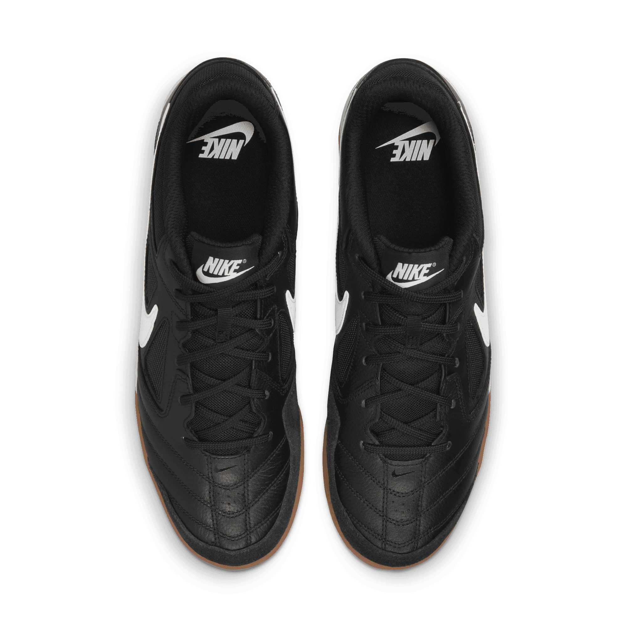 Nike Gato Indoor Senior Football Boots - Black/White/Gum - Image 7