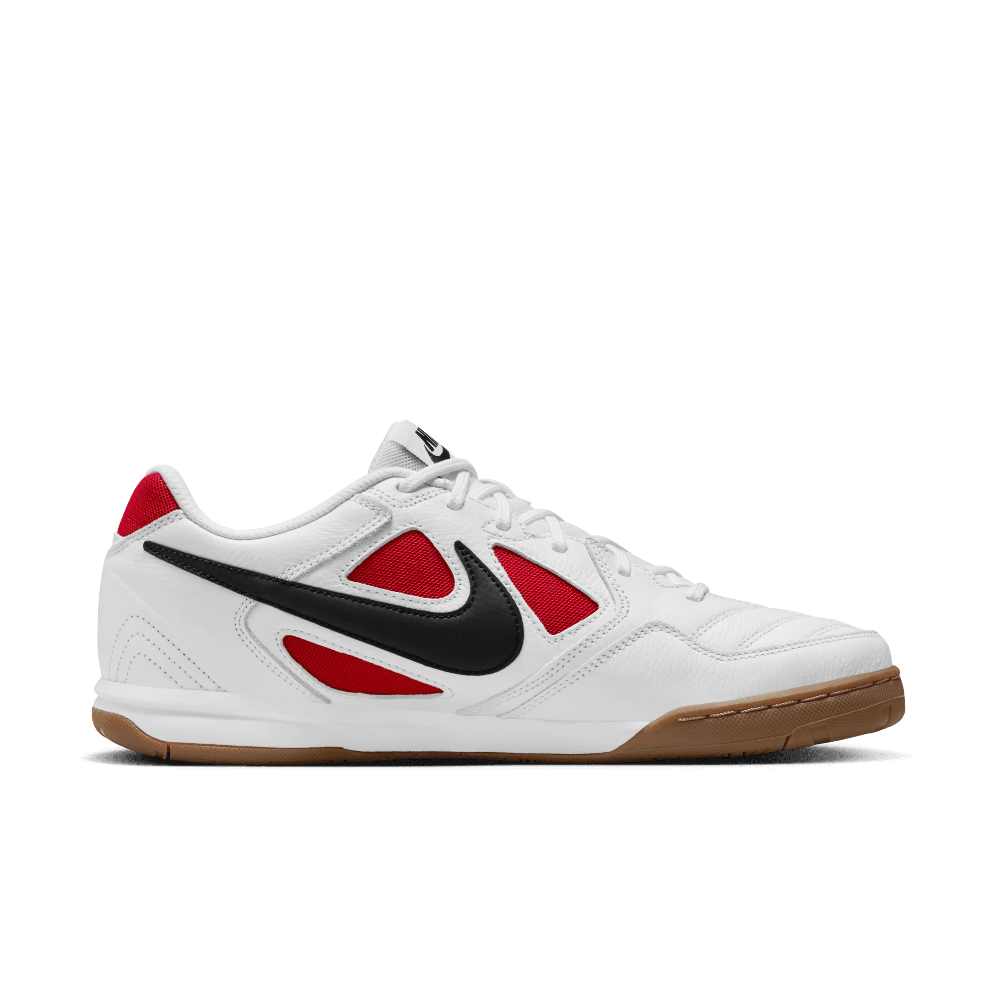 Nike Gato Indoor Senior Football Boots - White/Black/Gym Red - Image 3