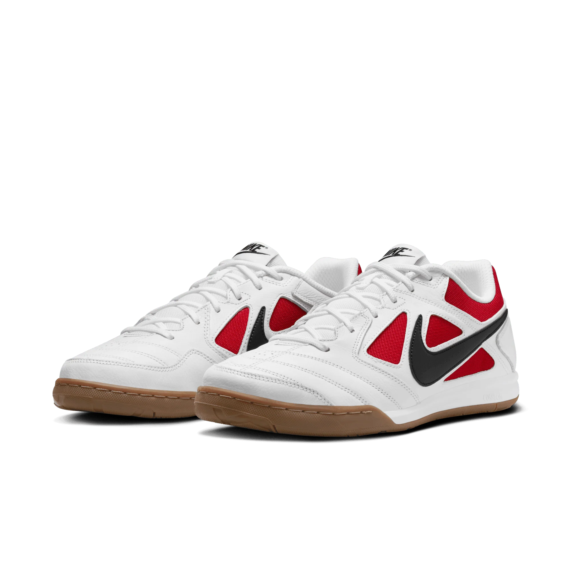 Nike Gato Indoor Senior Football Boots - White/Black/Gym Red - Image 5
