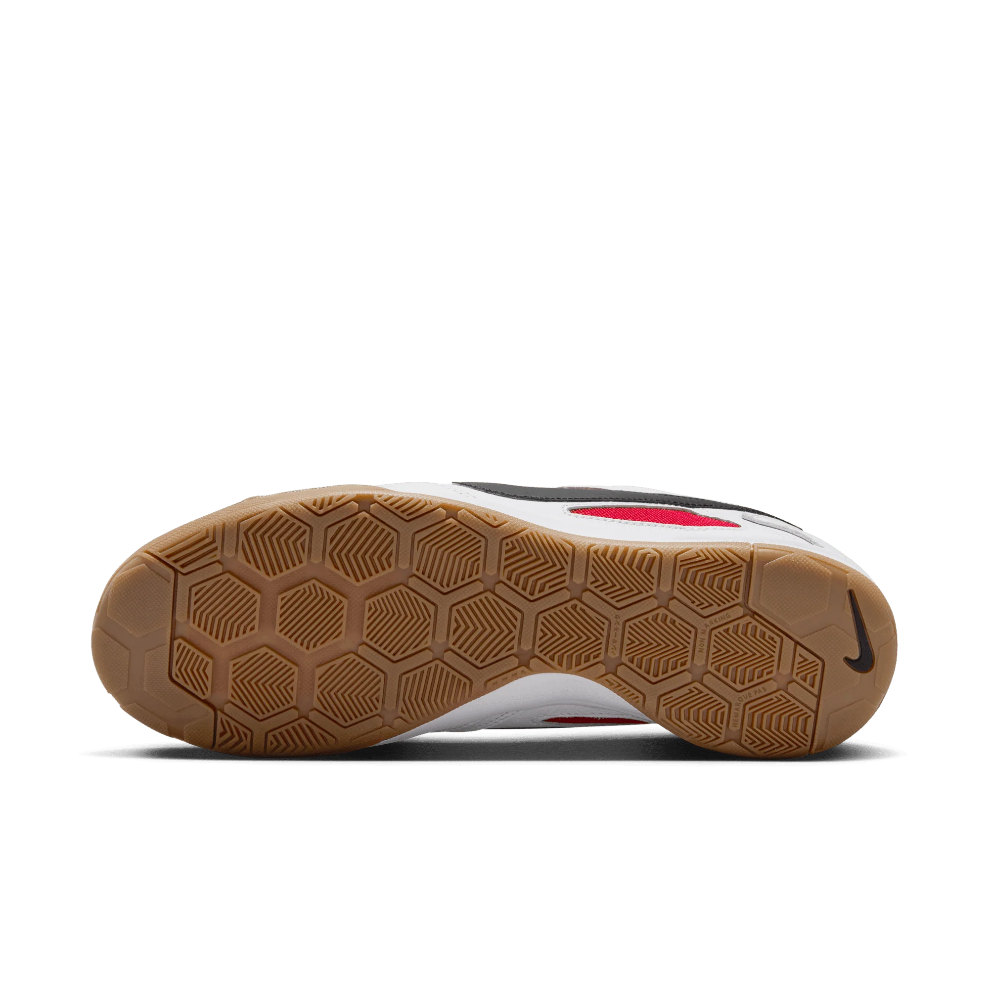 Nike Gato Indoor Senior Football Boots - White/Black/Gym Red - Image 6