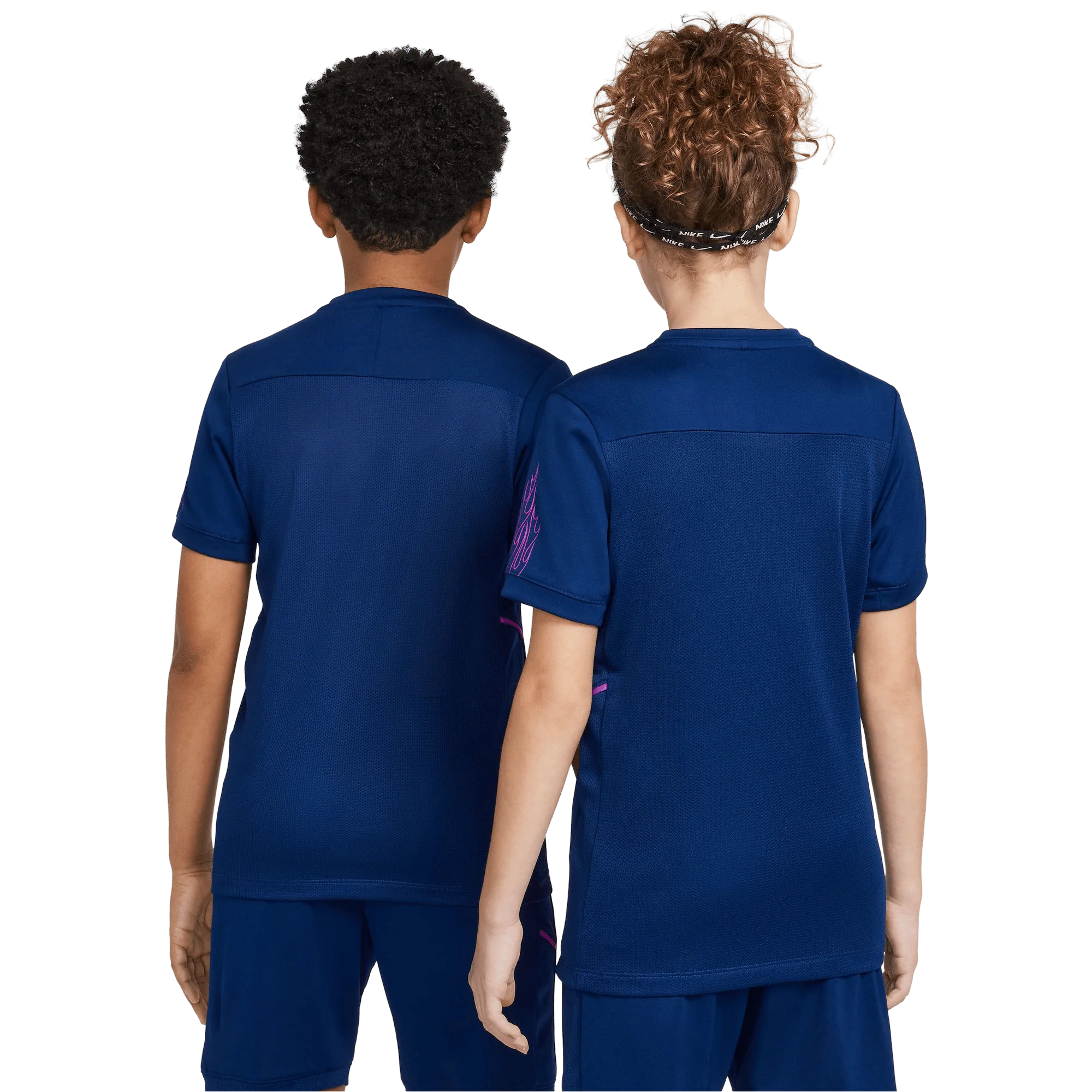 Nike Kylian Mbappe Academy Dri-FIT Kids Football Top - Blue - Image 4