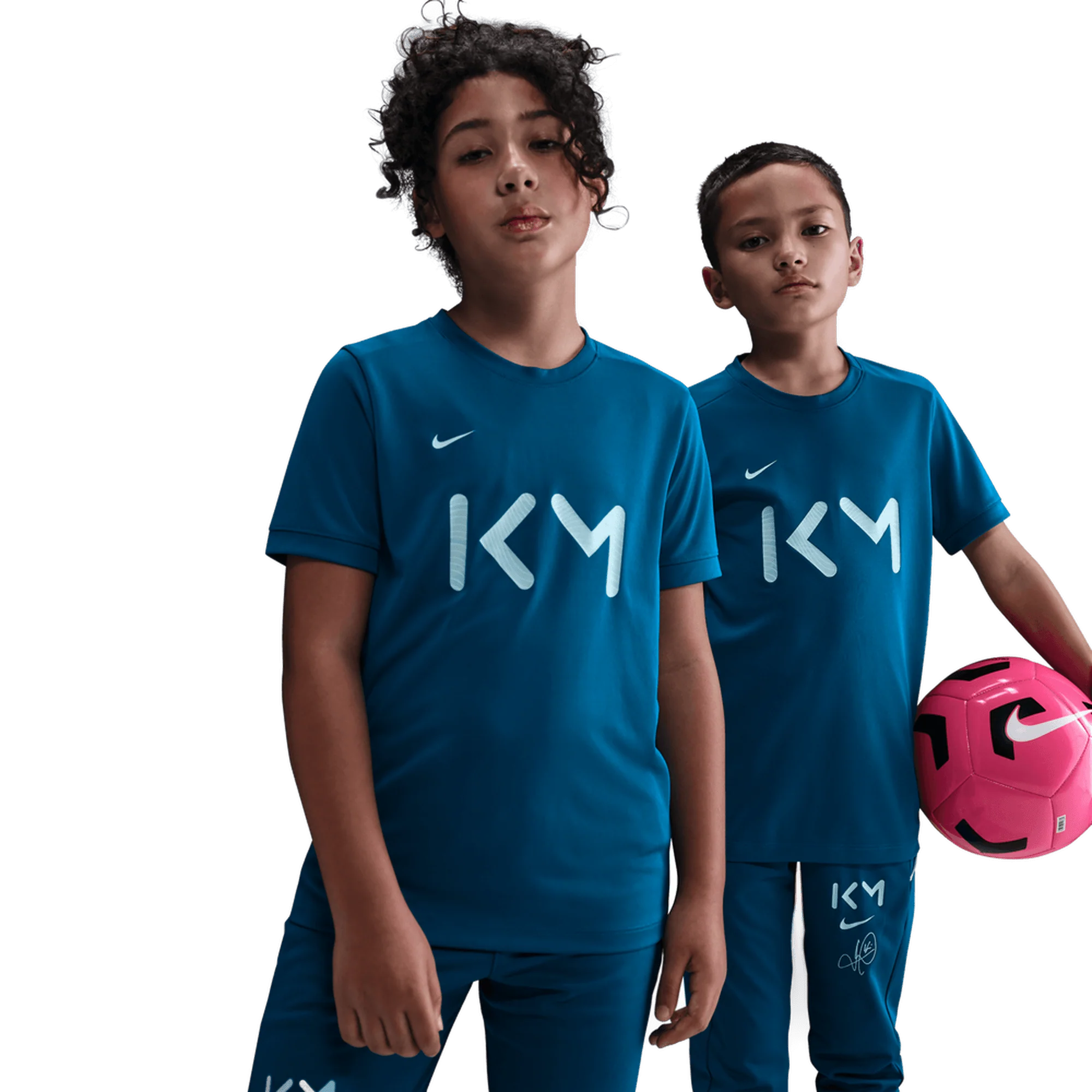 Nike Kylian Mbappe Academy Dri-FIT Kids Football Top - Green - Image 4