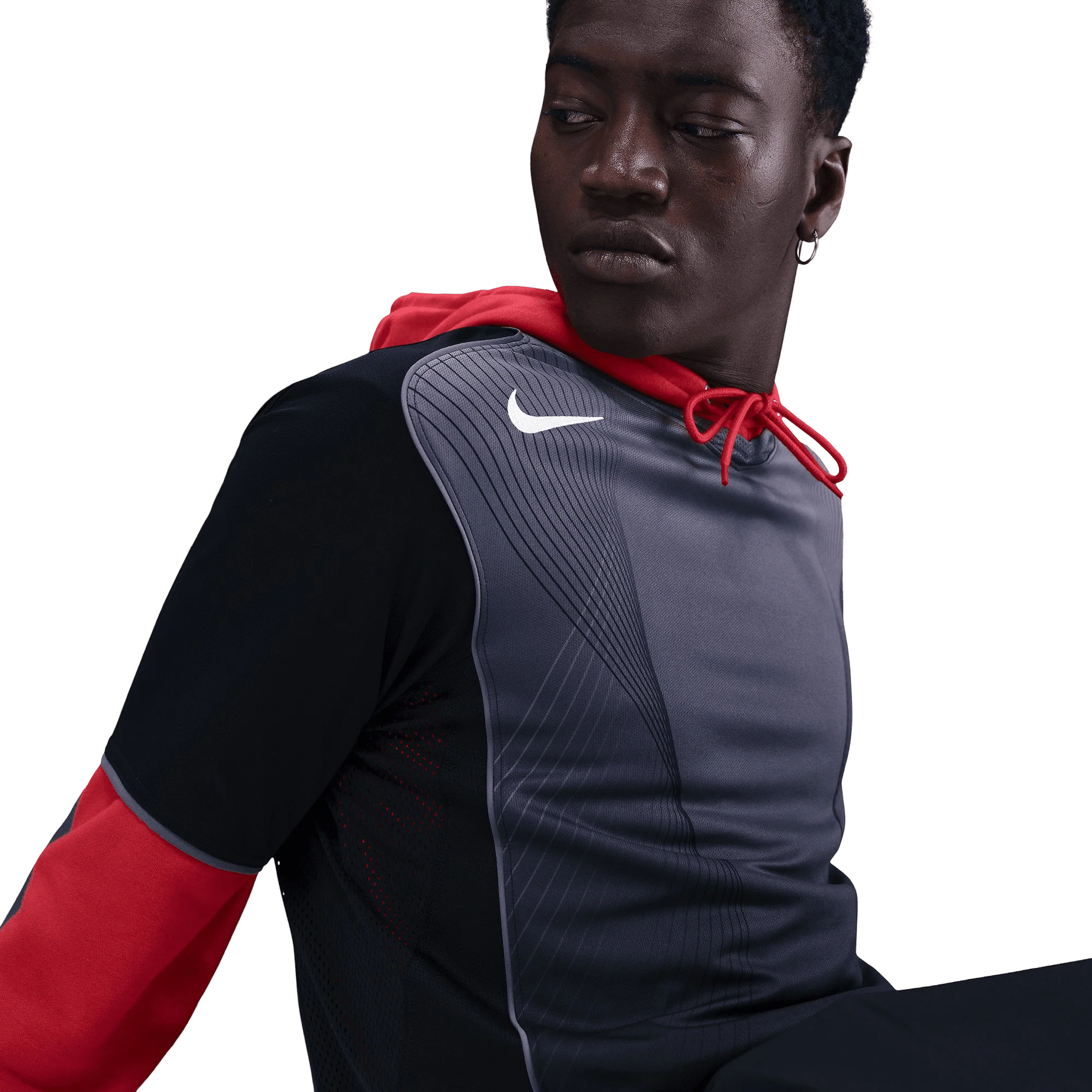 Nike Total 90 Dri-Fit Adults Football Jersey - Black - Image 5