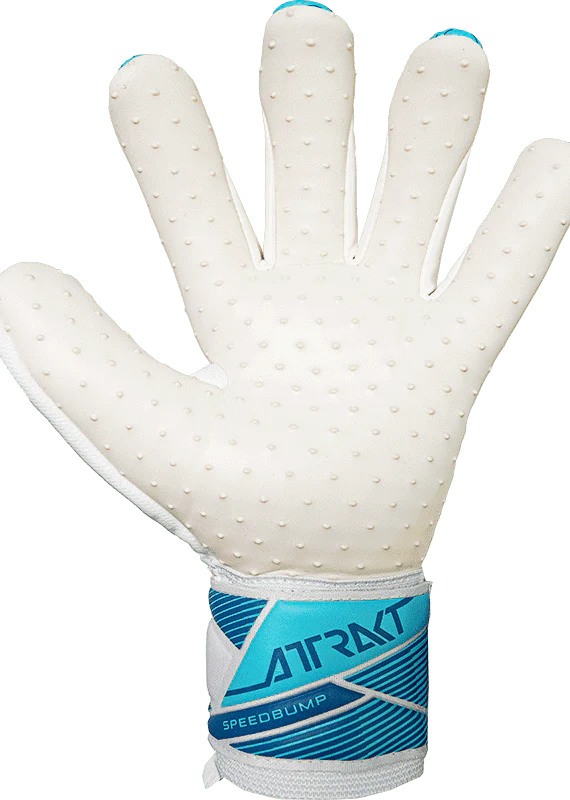 Reusch Attrakt SpeedBump-White/Blue - Image 2